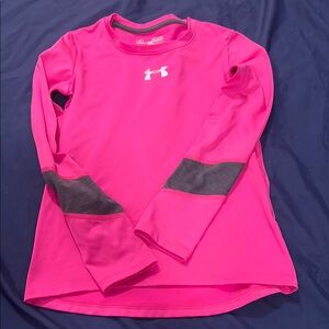 Under Armour Kids Pink Long Sleeve Shirt